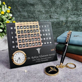 Customized Gift for Doctor|Customized Calander Pen & Keychain Combo| - BBD GIFTS